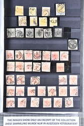 Sammlungen & Lose, 1823/1918: Sammlung hunderter gestempelter Marken ...