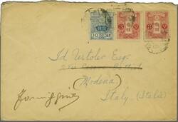 Japan Occupation Formosa 1914-25: Japanese 3 s. red, two singles, ...