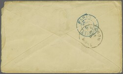 1889: French Zanzibar cover to the United States with 6-Page US Navy ...