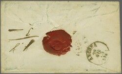 Austrian post Office in Constantinople 1863 (June 15): stampless ...