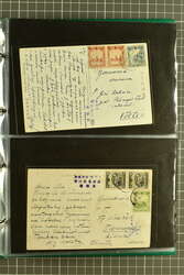 1940/92ca: Lot hundreds stamps used / unused from the Republic, local ...