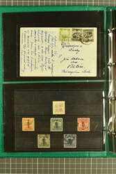 1940/92ca: Lot hundreds stamps used / unused from the Republic, local ...