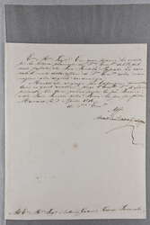 Bayern 1816 (Apr 2), München und Wien: Eigenhändiger Brief 1 S. auf ...