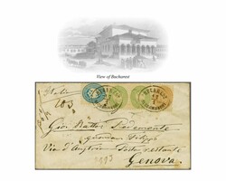 Austrian Consular Post Offices, Bucharest; 1867 (Jan 17): Registered ...