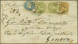 Austrian Consular Post Offices, Bucharest; 1867 (Jan 17): Registered ...