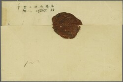 Russian Consular post offices, Galatz; 1853 (Aug 12): Cover to a ...