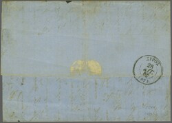 Greek Post Offices, Ibraila; 1860 (Aug 20): Unpaid Entire letter to ...