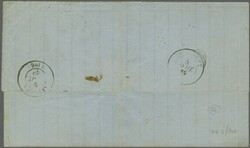 Greek Forwarder in Constantinople; 1869 (Aug 30): Cover written in ...