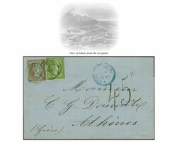 French Consular Post Offices, Galatz; 1870 (April 9): Unpaid Entire ...