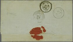 French Consular Post Offices, Ibraila; 1868 (July 25): Unpaid Entire ...