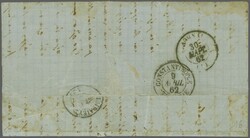French Consular Post Offices, Ibraila; 1862 (March): Entire letter ...