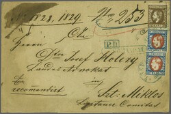 Romanian Post, Treaty with Austria; 1872 (Aug 20): Registered ...