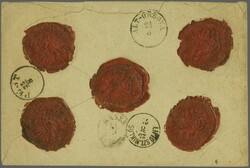 Romanian Post, Treaty with Austria; 1872 (Aug 20): Registered ...