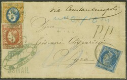 Romanian Post, Treaty with Austria; 1869 (May 10): Mourning Envelope ...