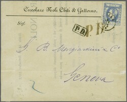 Romanian Post, Treaty with Austria; 1872 (Sept 24): Printed matter ...