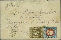 Romanian Post, Treaty with Austria; 1872 (Feb 25): Registered Cover ...