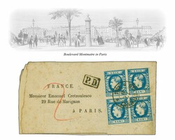 Romanian Post, Treaty with Austria; 1869 (Aug 17): Double rate ...