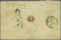 Romanian Post, Treaty with Austria; 1869 (June 8): Underpaid Envelope ...