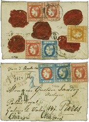 Romanian Post, Treaty with Austria; 1869 (July 6): Registered ...