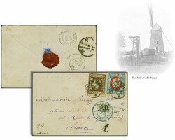 Romanian Post, Treaty with Austria; 1872 (Oct 11): Envelope from ...