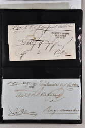 Austrian Post Offices 1813/68: Group of entire letters/covers (11), ...