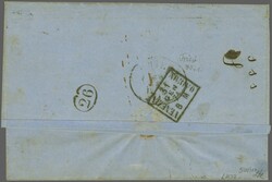 Austro-Turkish Courrier Service 1871 (Jan. 25): Cover from Scutari ...