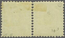 First printing 1874: 3 Nkr. yellow-green, perf. 10¾, an unused ...