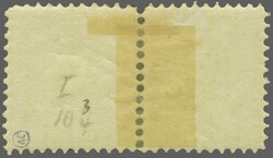First printing 1874: 2 Nkr. bright yellow, perf. 10½, an unused ...