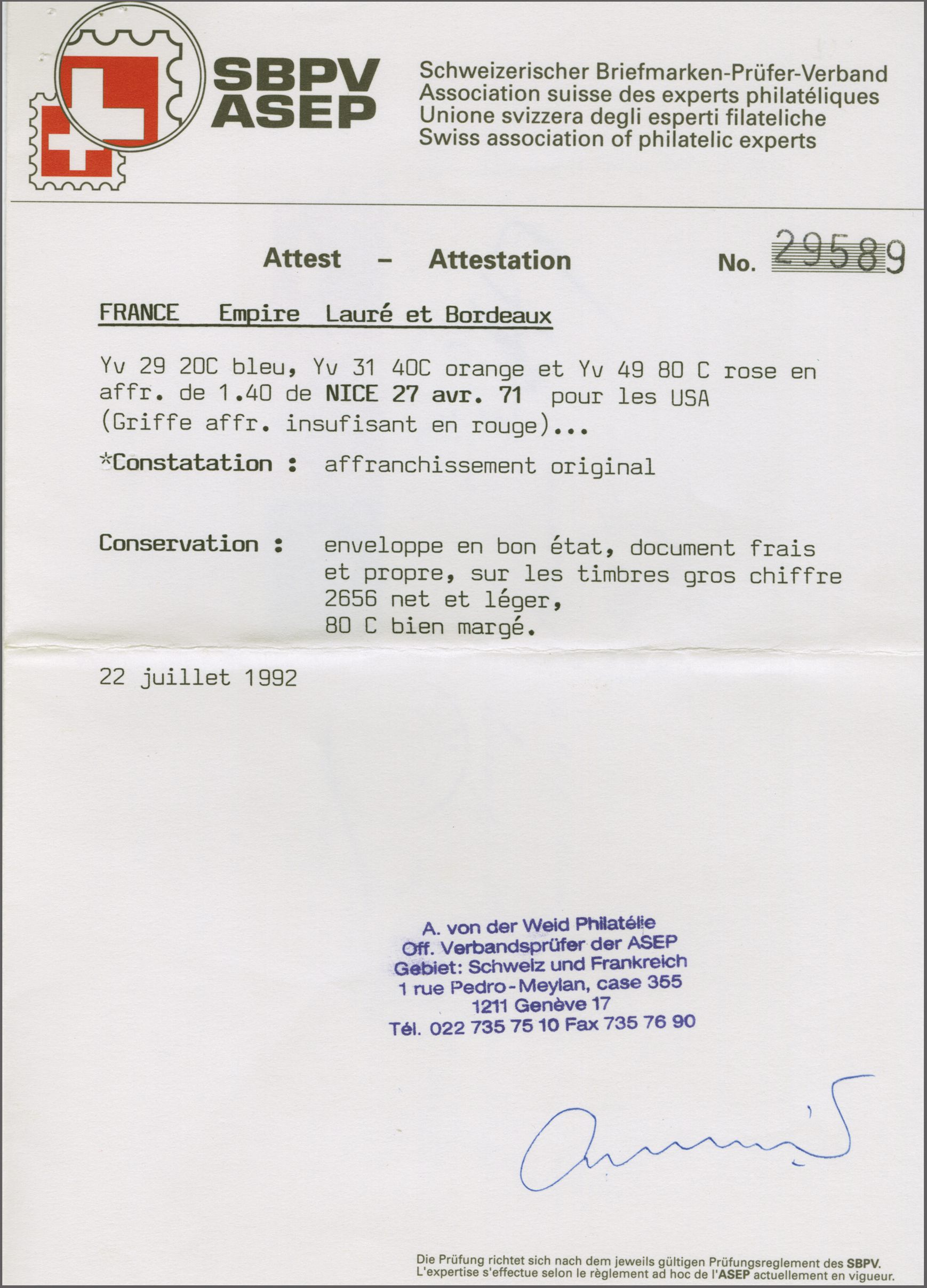 Image 3 for lot number 6229 for 357th-366th Corinphila Auction