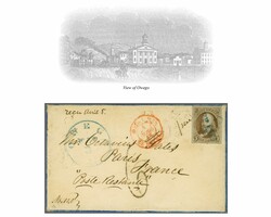 Transatlantic mail between France and the USA and vice versa - ...