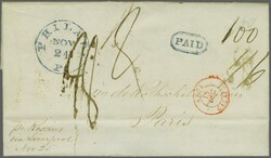 Transatlantic mail between France and the USA and vice versa - ...