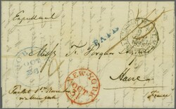Transatlantic mail between France and the USA and vice versa - ...
