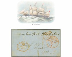 Transatlantic mail between France and the USA and vice versa - ...