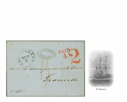 Transatlantic mail between France and the USA and vice versa - Cunard ...