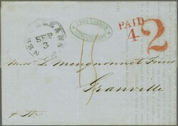 Transatlantic mail between France and the USA and vice versa - Cunard ...