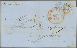 Transatlantic mail between France and the USA and vice versa - Cunard ...