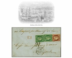 Transatlantic mail between France and the USA and vice versa - Cunard ...