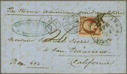 Transatlantic mail between France and the USA and vice versa - ...