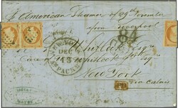 Transatlantic mail between France and the USA and vice versa - ...