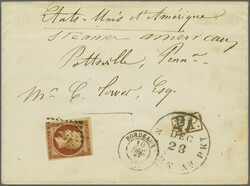Transatlantic mail between France and the USA and vice versa - ...