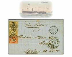 Transatlantic mail between France and the USA and vice versa - Havre ...