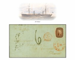 Transatlantic mail between France and the USA and vice versa - Havre ...