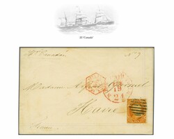 Transatlantic mail between France and the USA and vice versa - The ...