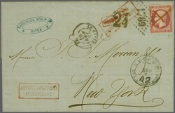 Transatlantic mail between France and the USA and vice versa - The ...