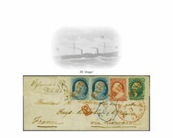 Transatlantic mail between France and the USA and vice versa - The ...