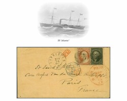 Transatlantic mail between France and the USA and vice versa - The ...