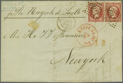 Transatlantic mail between France and the USA and vice versa - The ...