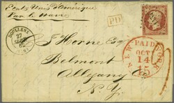 Transatlantic mail between France and the USA and vice versa - The ...