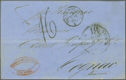 Transatlantic mail between France and the USA and vice versa - The ...
