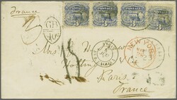 Transatlantic mail between France and the USA and vice versa - Via ...